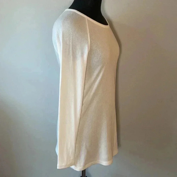 Soft Surroundings | Cream Long Sleeve Sweater - Picture 2 of 6